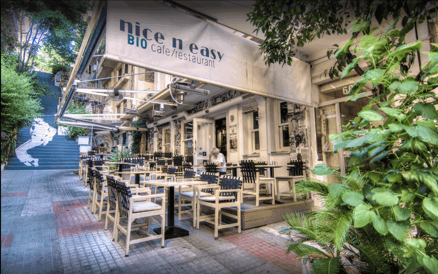 Nice n Easy Organic Restaurant Athens, Greece